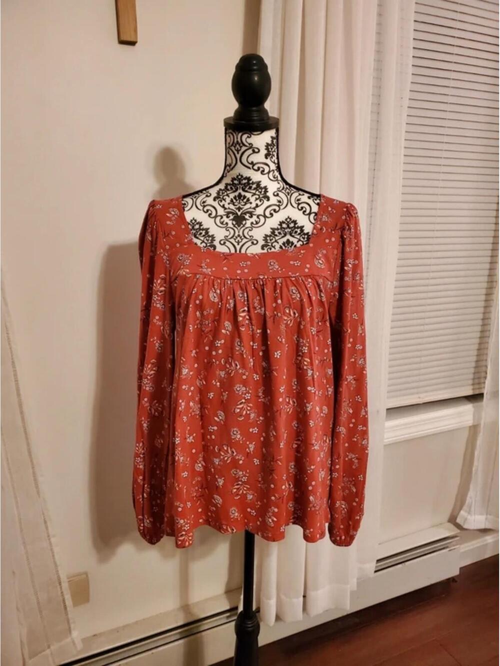 Lucky Brand Women's Floral Print Top